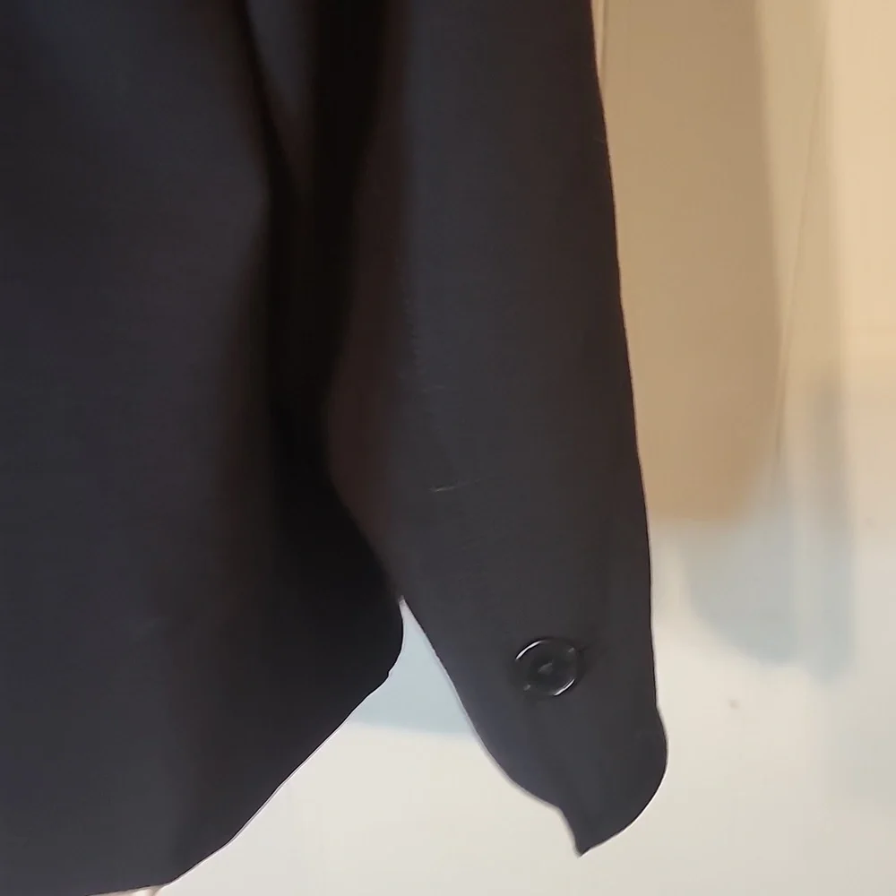 Anne Klein Black Sport Coat with Notched Lapels